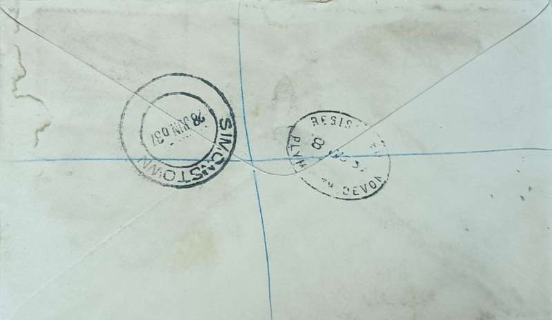 Monserrat 1937 Coronation of King George V1 on FDC Monserrat to Simonstown, South Africa