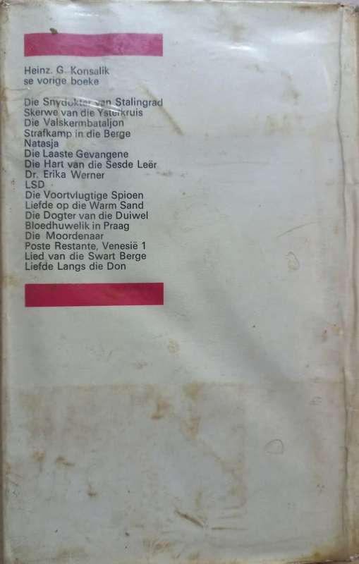 Die Geskende Gesig - Heinz G. Konsalik - Hardcover - 308 Pages