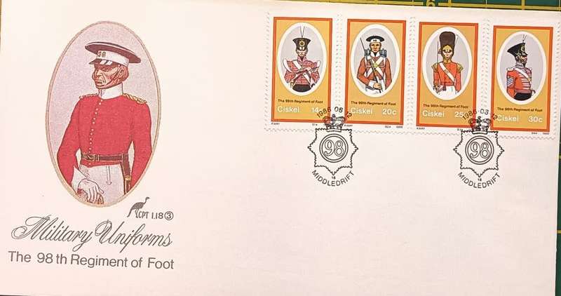 Ciskei 1987 FDC Military Uniforms No 1.18