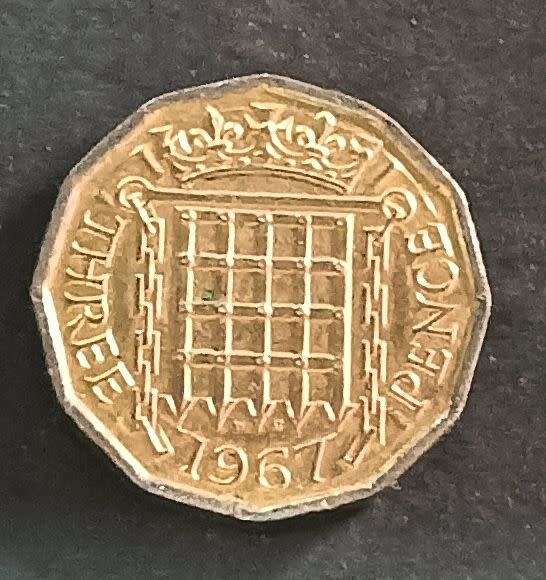 Great Britain 1967 Three pence