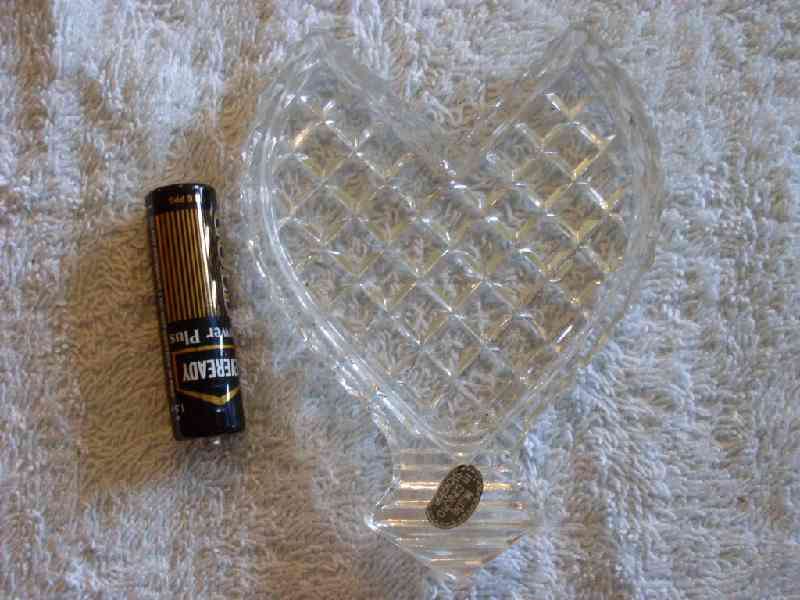 Glass Pin Tray made in Czechoslovakia