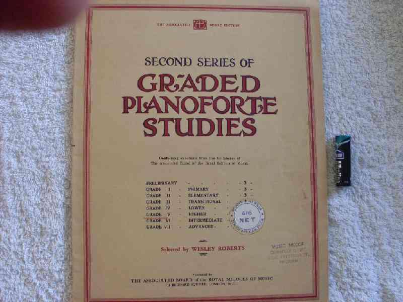 Second series of Graded Pianoforte Studies Grade 5