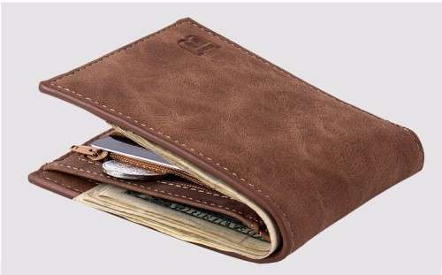 Bi-fold men's wallet