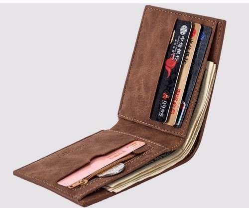 Bi-fold men's wallet