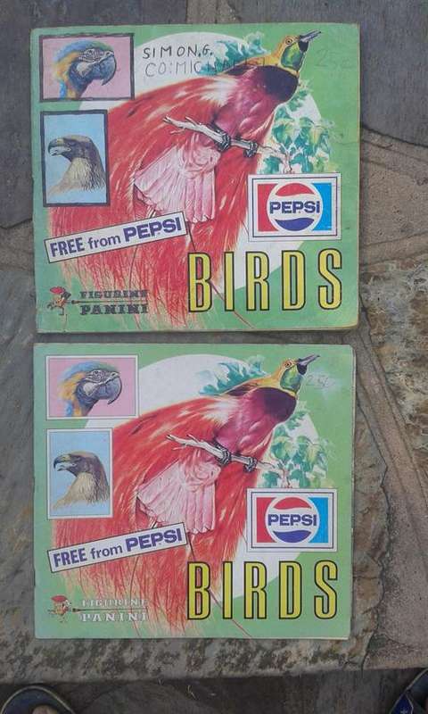Rare Pepsi Promotion Bird Sticker Books