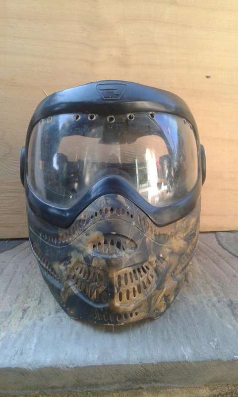 Dye Precision PROTO Switch EL Airsoft Full Face Mask - WOODLAND CAMO