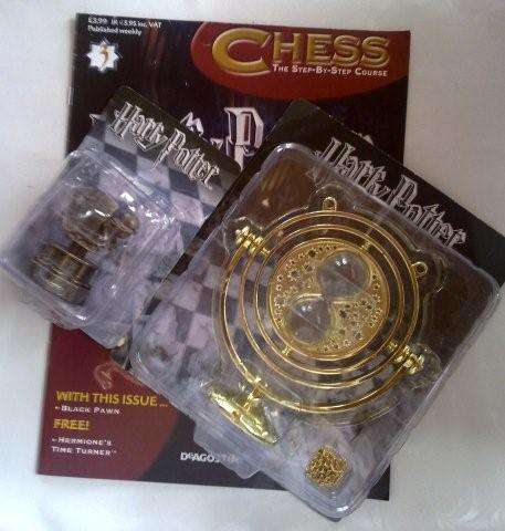 Harry Potter Chess Collection Magazine Number 3, Black Pawn and Hermione's Time Turner