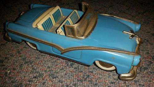 Rare Vintage Tin Ford Car Friction Toy 19cm