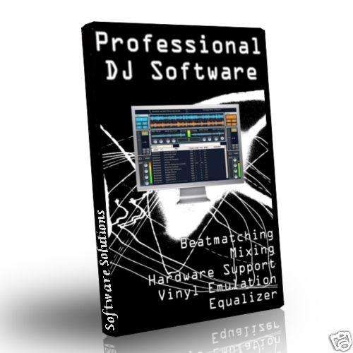 PROFESSIONAL DJ SOFTWARE MP3/OGG/WAV/FLAC MIXING PC CD New Computer / Laptops