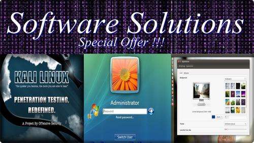 Windows Password Reset Software + Ubuntu Latest linux operating system + Kali linux deep penetration