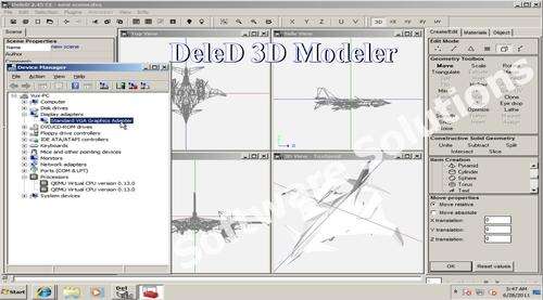DeleD 3D modeler and level-editor Software Create complex 3D scenes easy NEW for PC/Laptop