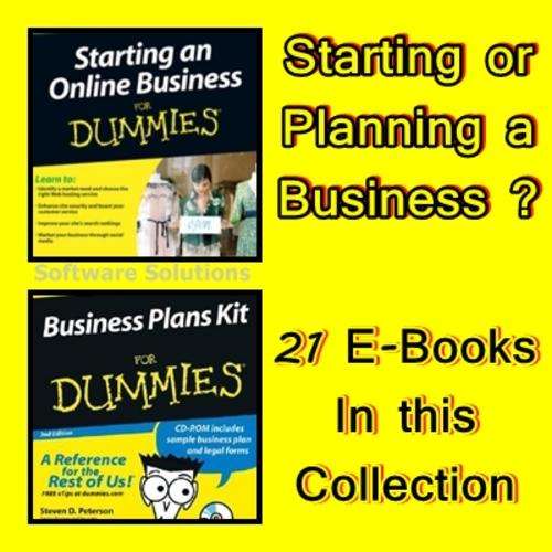 A Variety of Business Dummies E-Books Collection - Very nice Edition to your E-Book Collection