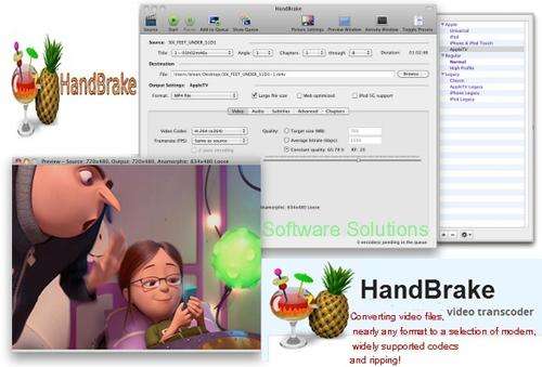 HandBrake - video converter, rip and convert video files for a number of devices Software + BONUS!