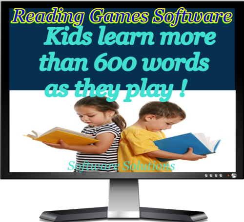 Children's Reading Games Software for PC- Age 3 to 7 - Learn reading while playing!