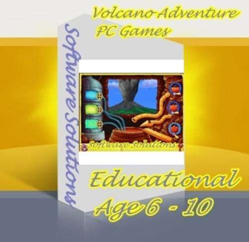 The Volcano Adventure PC Games for Kids - Age 6 - 10 - Best educational software!