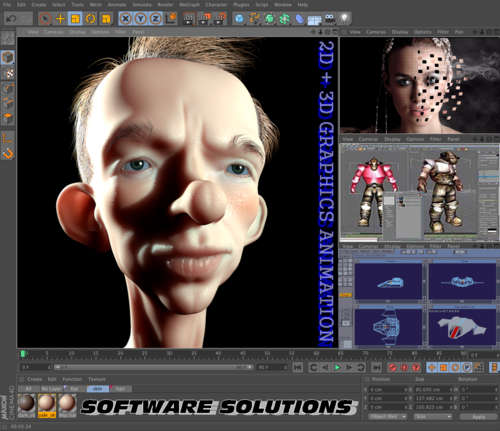 2D + 3D GRAPHICS ANIMATION, GAME CREATION, MODELING SOFTWARE Pc / Laptop / Computer