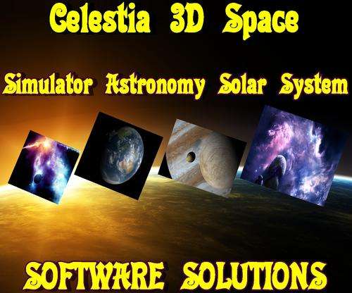 Celestia 3D Space Simulator Astronomy Solar System Software CD NEW