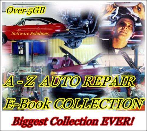 A - Z AUTO REPAIR CAR COLLECTION - OVER 5 GB -  OVER 400 Books for PC In PDF