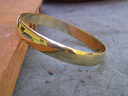 BRASS BANGLE BRACELET 10MM WIDE Handmade Jewellery Sizes available from 60mm-82mm diameter