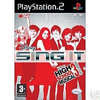 SING IT HIGH SCHOOL MUSICAL 3 PS2 GAME NEW & SEALED Singstar