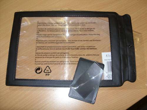 FULL PAGE MAGNIFIER MAGNIFYING SHEET READING AID WITH HANDY CREDIT CARD SIZE POCKET MAGNIFIER