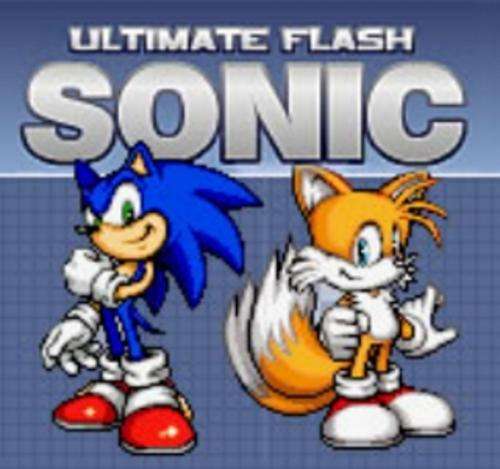 Ultimate Flash Sonic old-school with Knuckles Tails & Cream Retro 2D PC game Inc 10 BONUS Games
