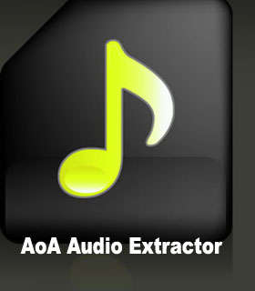 AoA Audio Extractor Basic extract the audio from a video or music CD Softwre for PC / Laptop