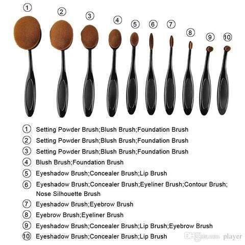 Oval Brush Set | Free Shipping