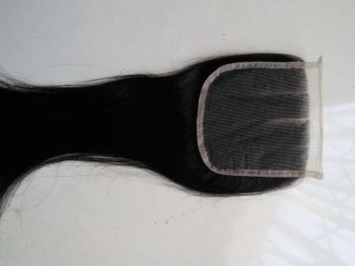 Brazilian hair Lace closure 4*4 three part