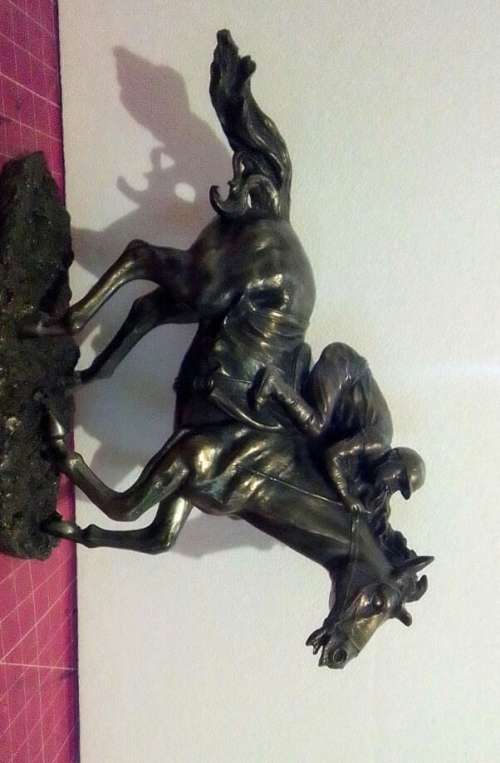 Horse and Jockey Ornament