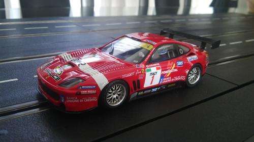 SCX Ferrari 550 Marranello (RE WIRED SCX MOTOR)