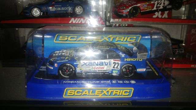 Scalextric Nissan Skyline GTR R34 #22 Xanavi (RE WIRED SCALEXTRIC MOTOR) ***FREE SHIPPING***