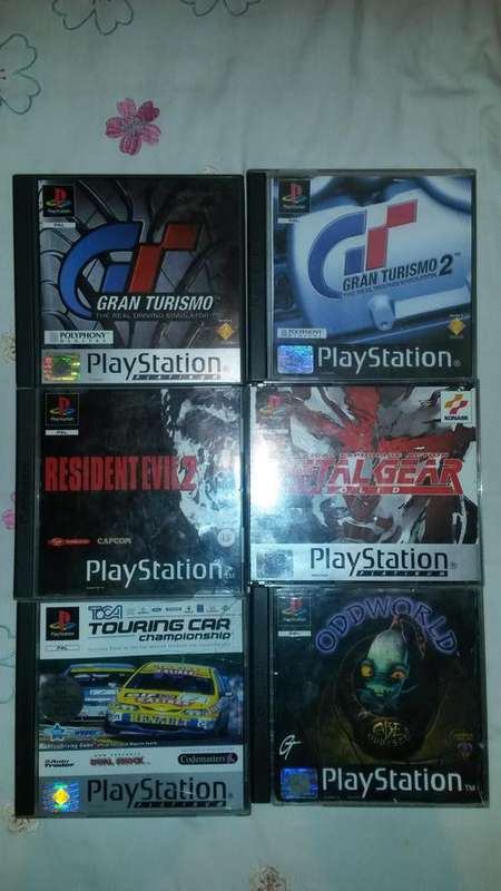 6 Playstation 1 Games
