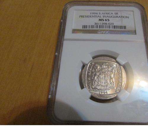 MS65 INAUGURATION R5 COIN ONLY 1031 GRADED NGC