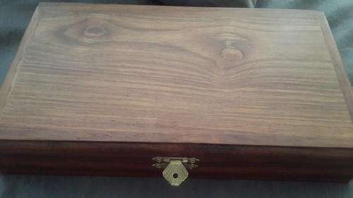 Kiaat box for 3 awesome graded coins