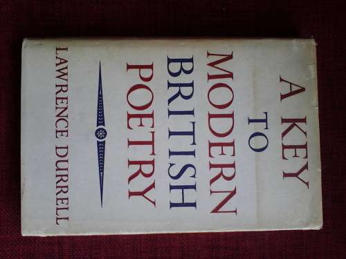 A key to Modern British poetry by Lawrence Durrell. Hard cover