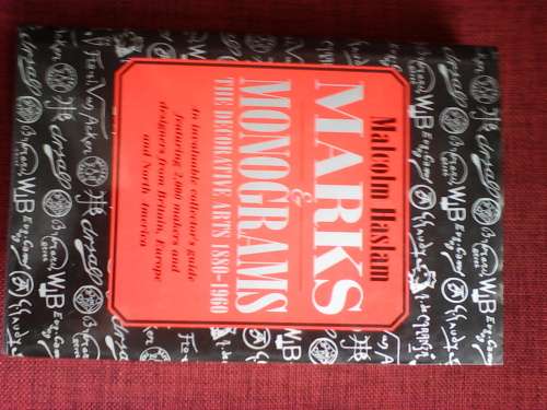 Marks and monograms 1880-1960 by Malcolm Haslam. hard cover