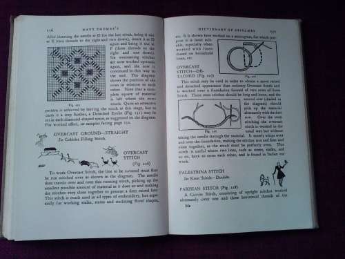 Mary Thomas`s Dictionary of Embroidery stitches. H/C 1954
