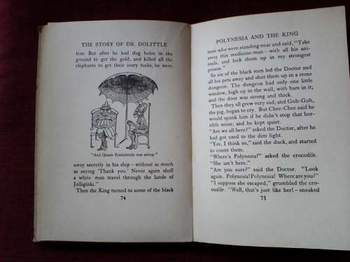 The story of Doctor Dolittle as told by Hugh Lofting. H/C  1929