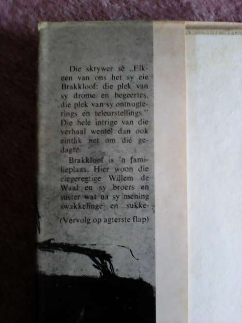 Brakkloof deur Pieter van der Merwe. H/B 1968