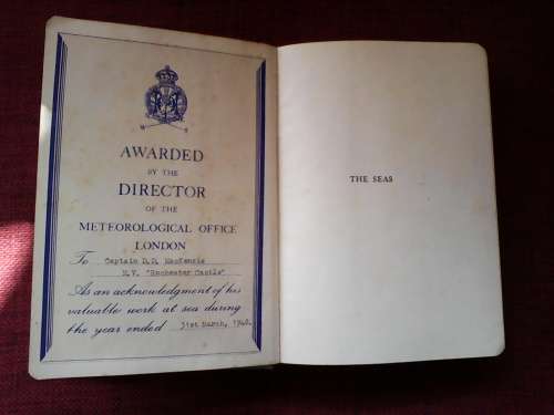 The Seas by F.S. Russell. H/C  reprint 1947. NB see photos and discription