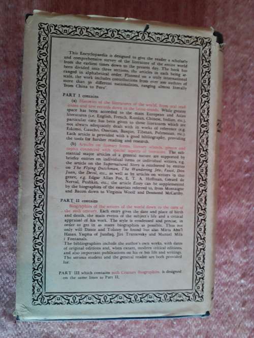 Cassell`s Encyclopaedia of Literature. ed S.H. Steinberg VOL 11 H/C  P/P R 60