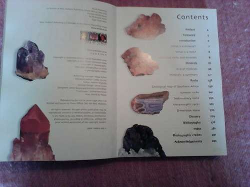 Rocks and Minerals of South Africa by Bruce Cairncross. 1st 2004