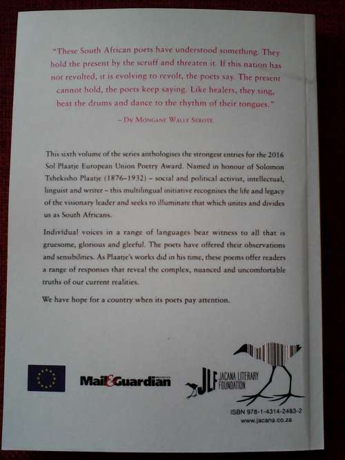 The Sol Plaatje European Union Poetry Antology Vol VI