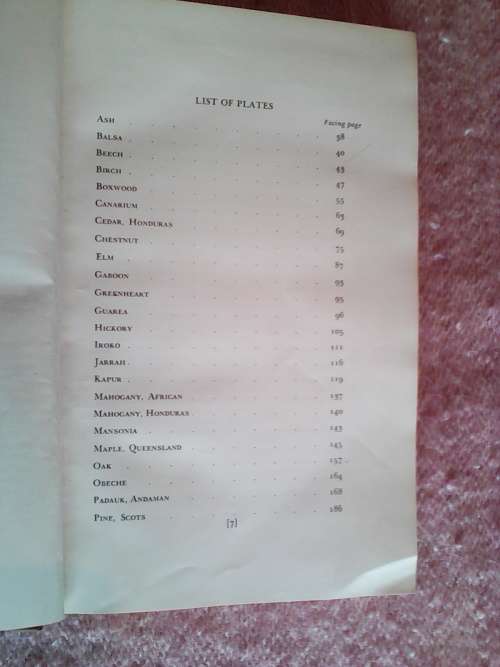 A concise Encyclopedia of world timbers by F.H. Titmuss.  1959  H/C