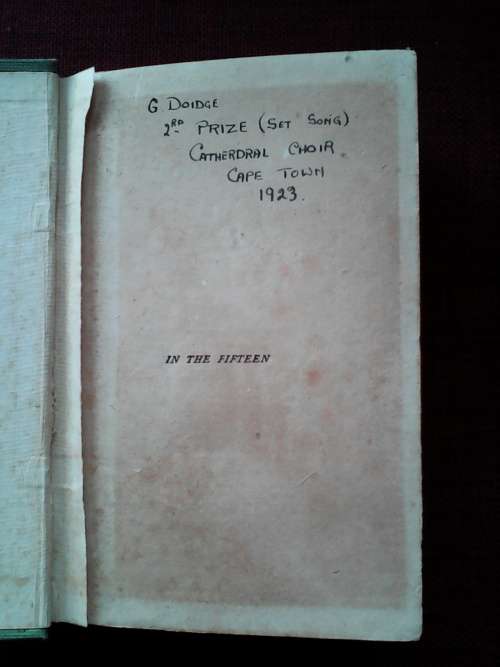In the fifteen by Rev H.C. Adams.  H/C Date ?
