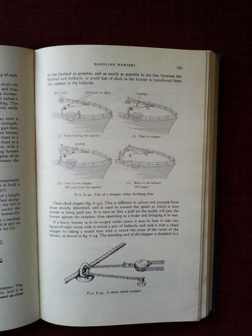 Admiralty manual of seamansship. vol I  1964 H/C