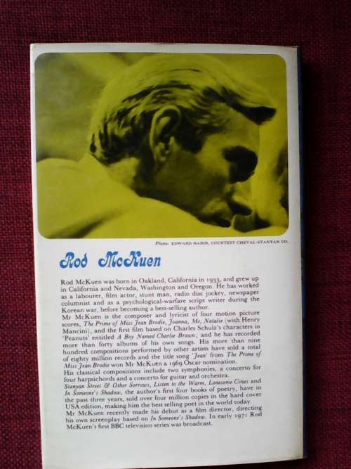 Stanyan street and other sorrows by Rod McKuen. H/C 1972 Postage R50