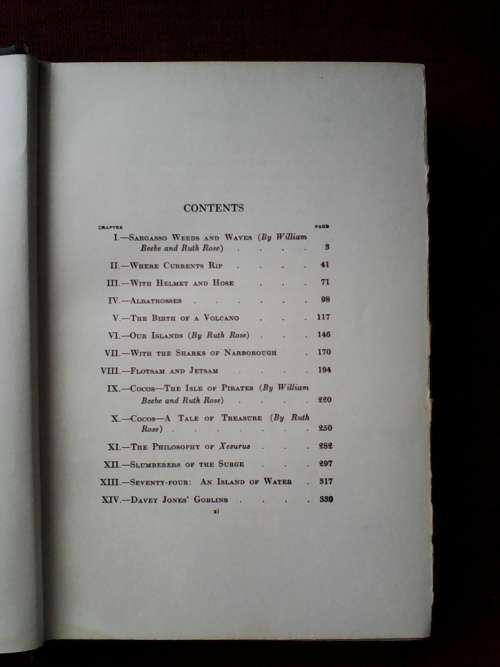 The Arcturus Adventure William Beebe.  1928 H/C  1.2 kg