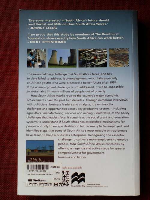 How South Africa works by Jeffrey Herbst and Greg Mills, S/C 1st 2015
